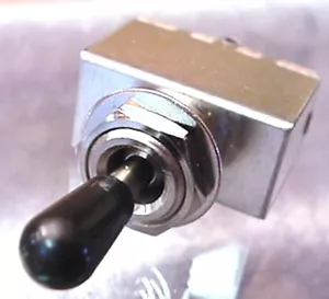 BOX STYLE 3-WEGE KIPPSCHALTER E-GITARRE - SCHWARZ + NICKEL - Bild 1 von 4