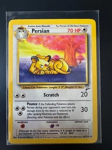 Pokémon TCG Persian Base Set 2 56/130 Regular Unlimited Uncommon - Picture 1 of 1