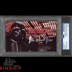 James Earl Jones signed Cut 3x5 Custom Card PSA DNA Slab Star Wars Auto C4514 - Picture 1 of 2