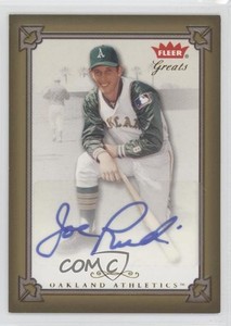 2004 Fleer Greats of the Game Auto Joe Rudi #GBA-JR2 Auto