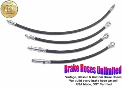 КОМПЛЕКТ ТОРМОЗНЫХ ШЛАНГОВ Lincoln Continental Mark II 1956 1957 - Изображение 1 из 2