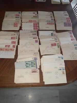 SL 8492/ US Covers & FDC's 500+ 1930' to 1960's Non Cachet Covers us covers - Image 1 of 4