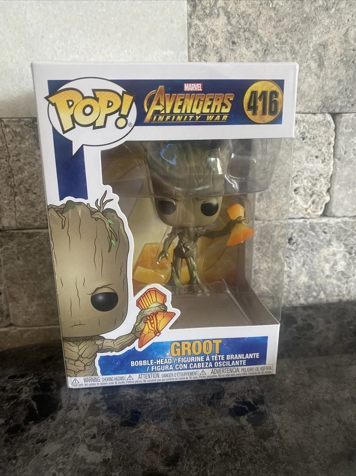 Funko 35773 Pop Bobble Marvel Infinity War S2 Groot Wstormbreaker Multi