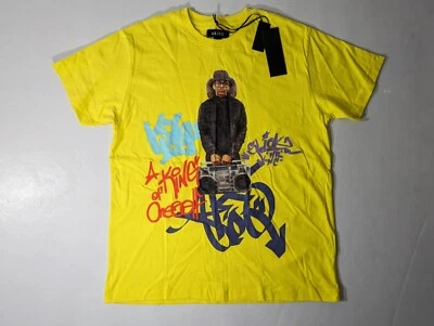 Nuevo - Camiseta de manga corta Akoo para hombre talla L mezcla de algodón Dreams Buttercup Foto 1 de 4