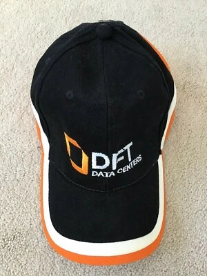 NEW DFT Data Centers Orange/Black/White Adjustable Cap NANOG69 Washington, DC - Image 1 of 4