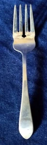 "AMPLIO TENEDOR DE ENSALADA ANTIGUO 1890 de Dominick & Haff Sterling 6 3/8" - estado - Imagen 1 de 5