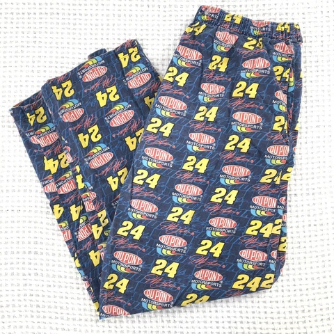 Vintage Winners Circle Nascar Jeff Gordon #24 Sleepwear Pajama Pants W/Pockets L Cover