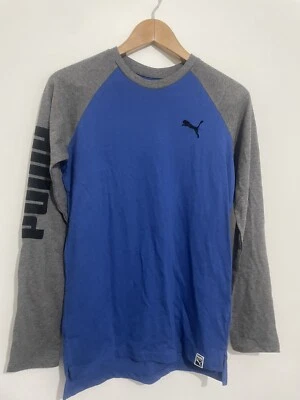 Camiseta PUMA Juvenil Niño Manga Larga XL Años Puma Azul Gris Foto 1 de 2
