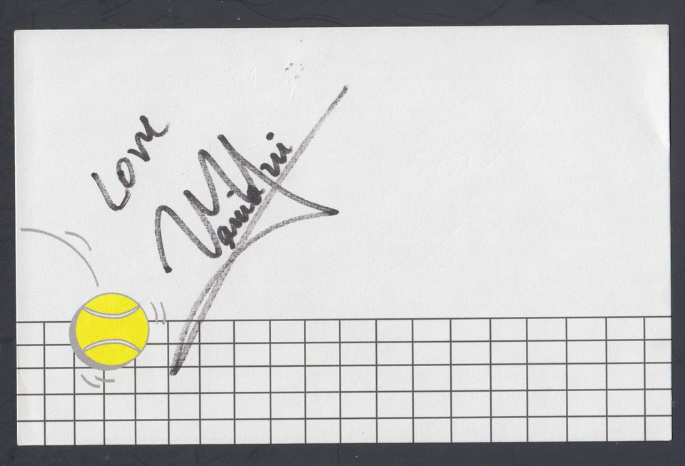 Vania King Autographed 3x5 Note Card Great for Framing Tennis Champion - Image 1 of 1