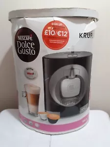 Krups Oblo KP110840 Nescafe Dolce Gusto Coffee Machine Black Grey New DamagedBox - Picture 1 of 3