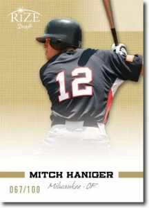 MITCH HANIGER 2012 Rize Rookie GOLD Paragon RC #/100 - Picture 1 of 2