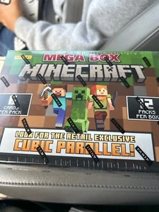 2024 Panini Minecraft Mega Box - Factory Sealed 72 Cards In Hand - Picture 1 of 3