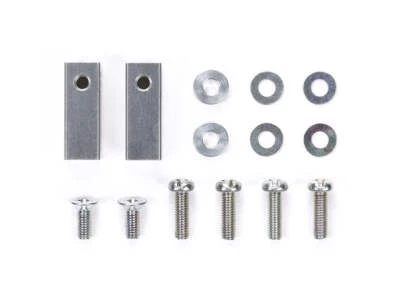 Tamiya 53596 Aluminium Servo Stays (Short), (DT-04/TA03/TA04/TG10/TNS), NIP - Image 1 of 3