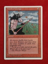 MTG 1x Winds of Change LP Fourth 4th Edition Magic