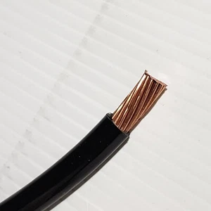 Alambre de construcción de cobre trenzado Southwire THHN THWN-2 600 V 10 pies 1/0 AWG negro - Imagen 1 de 3