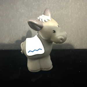 Mattel Fisher Price Little People Nativity Dk Gray Donkey Replacement Piece - Picture 1 of 4