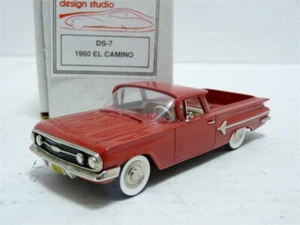 Design Studio Motor City 1/43 60 Chevrolet El Camino Handmade White Metal Model - Picture 1 of 2