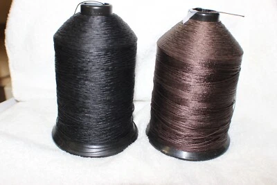 #346 hilo negro y marrón Foto 1 de 2
