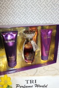 Lucky DARLING 3 pcs. set EDP Women Spray 3.4 + Body Lotion 3.4 + Shower Gel 3.4 - Picture 1 of 3