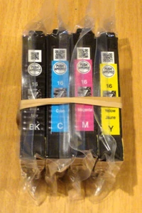 GENUINE EPSON 16 Multipack Black Cyan Magenta Yellow ink cartridges dated 2026 - Picture 1 of 3
