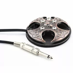 Tattoo Pedal Fußpedal Fußschalter Footswitch Klinkenstecker in Kupferrot Neu - Bild 1 von 3