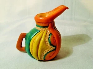 FRUIT PITCHER MINIATURE Canteloupe Watermelon Bananas Pumpkin unique folk USA  - Picture 1 of 5