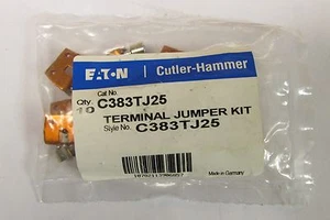 (Package of 10) EATON CUTLER HAMMER Terminal Jumper Kit 10 Pieces C383TJ25 - Picture 1 of 2