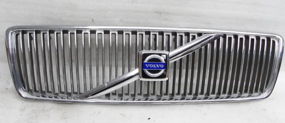 Volvo S80 OE cromo parrilla delantera capó montaje aleta estilo 99-03 buenas pestañas 9178087 Foto 1 de 3