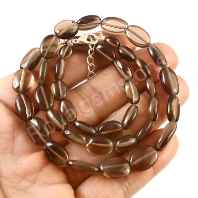 Smoky Quartz Smooth Plain Nuggets Shape Natural Beads,Gemstone Beads,7-7x5-10 MM - Image 1 of 4