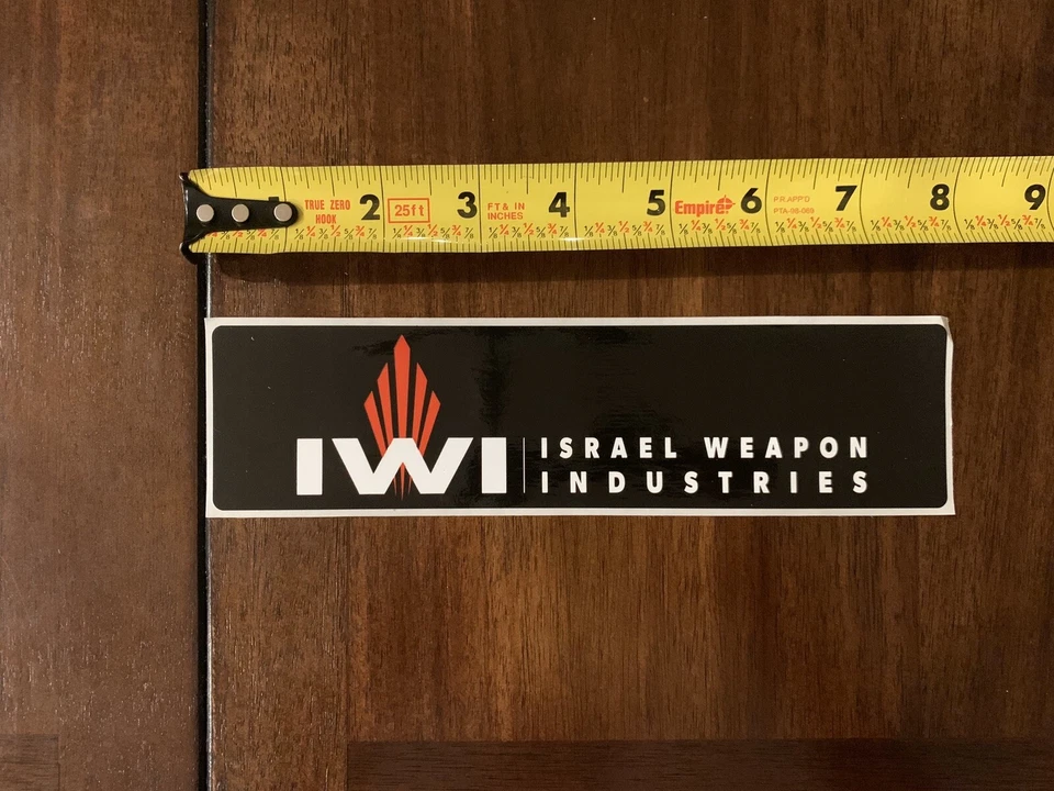 IWI Israel Weapon Industries Hunting Rifle Firearm Sticker/Decal Approx 8”