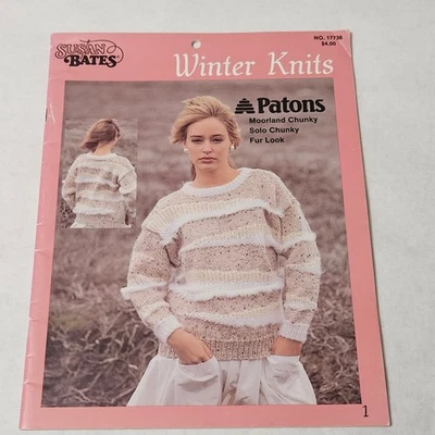 Winter Knits Patons Moorland Chunky Solo Chunky Fur Look No. 17736 - Image 1 of 3