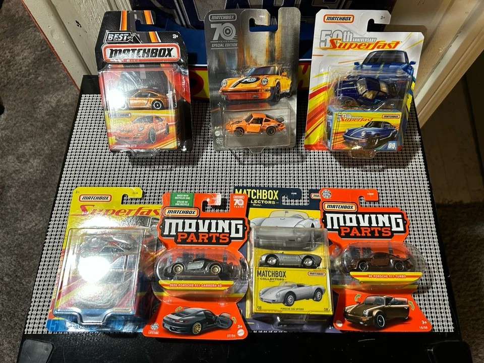 Matchbox - ¡¡PORSCHES!! 70 Aniversario, Piezas Mudanzas y Coleccionistas!! 🔥🔥 Foto 1 de 4