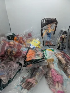 Konvolut Vintage McDonalds versiegeltes Spielzeug SpongeBob, Woody usw. - Bild 1 von 6