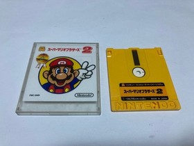 Super Mario Bros 2 + Pro Wrestling Nintendo Famicom Disk FCD Japan import