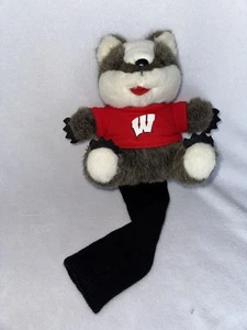 VTG Bucky Badger University Of Wisconsin Mascot Golf Club Driver Cover Plush - Picture 1 of 6
