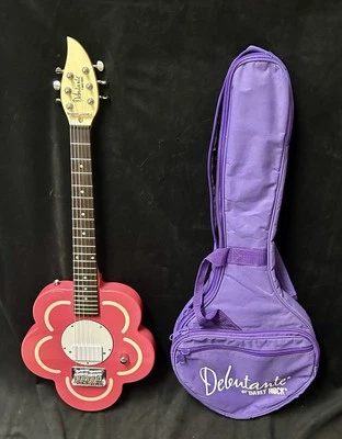Genuine DAISY ROCK PINK FLOWER ELECTRIC GUITAR W/ Matching Padded Soft Case - Image 1 of 4