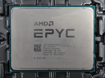 AMD EPYC MILAN 7V13 64 Core 128 Thread 2.45-3.7GHz SP3 240W Server CPU 7763 OEM - Bild 1 von 2