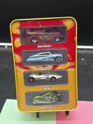 Hot Wheels Since '68 Originals 4-Car Pack Collector Tin Case - L8370 NRFB 2007 - Image 1 of 2