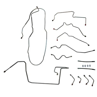 Brake Line Kit Complete 4wd Late 2000-05 Chevrolet Blazer GMC Jimmy Stainless - Image 1 of 4