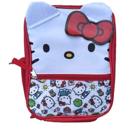 Hello Kitty друзей изолированный ланч коробка сумка с короткими ручками, ланчбокс с гидратации карман - Изображение 1 из 3