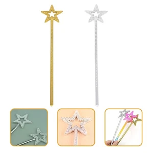  2pcs Fairy Sticks Star Fairy Wands Kids Angel Fairy Wands Cosplay Props for - Bild 1 von 10
