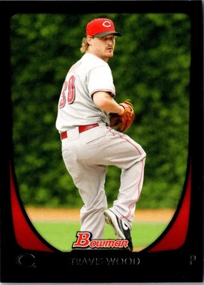 2011 Bowman Travis Wood #84 Cincinnati Reds Baseball Card - Image 1 of 2