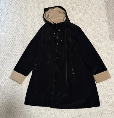 Vintage Norm Thompson Women’s Button Down Jacket Outerwear Hooded Size Medium - Image 1 of 4