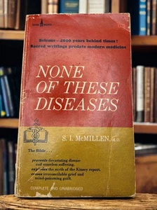 None Of These Diseases S I McMillen Vintage 1970 Christian Health Teachings - Picture 1 of 9