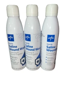 3 Medline lavaggio sterile salino per ferite 7,1 once fluide scadenza 2027 - Foto 1 di 2