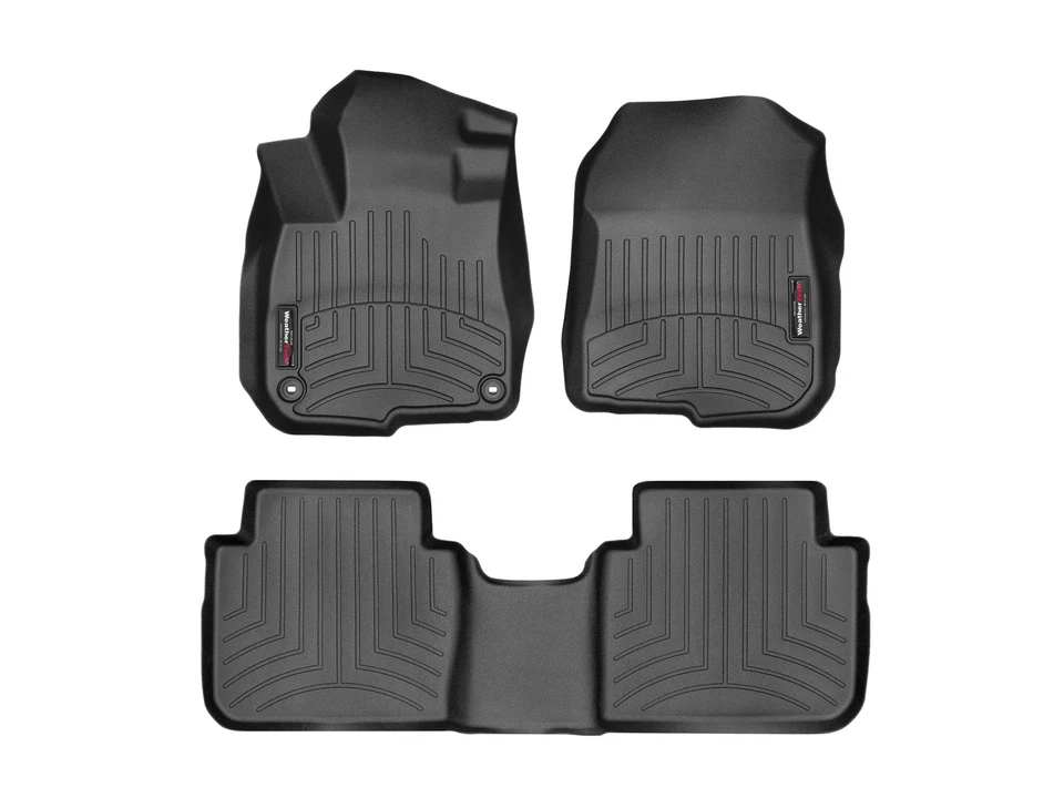 Forro de piso WeatherTech para Honda CR-V 2017-2022 - 1ª y 2ª fila, negro Foto 1 de 4