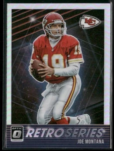 2021 Donruss Optic Joe Montana #RS-JM Retro Series Silver Kansas City Chiefs - Bild 1 von 2