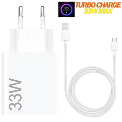 Xiaomi TurboCharge 33W Schnellladegerät  Adapter Netzteil Usb C Ladekabel  - Bild 1 von 4