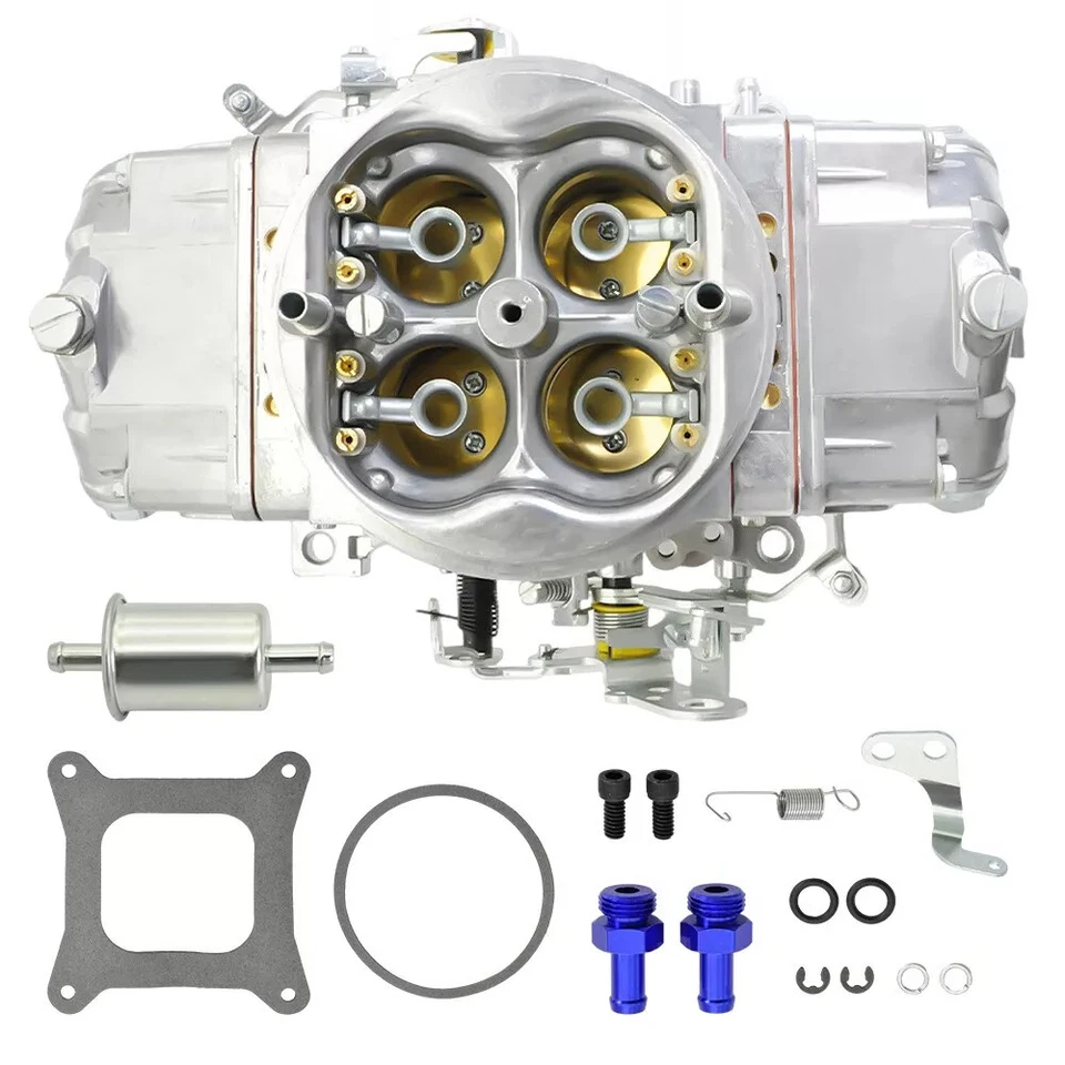 4 Barrel BR-67201 850CFM Carburetor Double Pumper Mechanical Performance Race  - Image 1 of 4