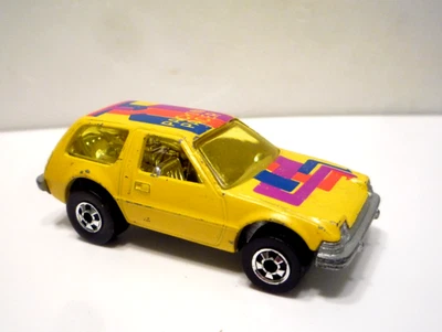 De colección 1977 Hot Wheels AMC Packin Pacer amarillo colores voladores Hong Kong diecast Foto 1 de 4